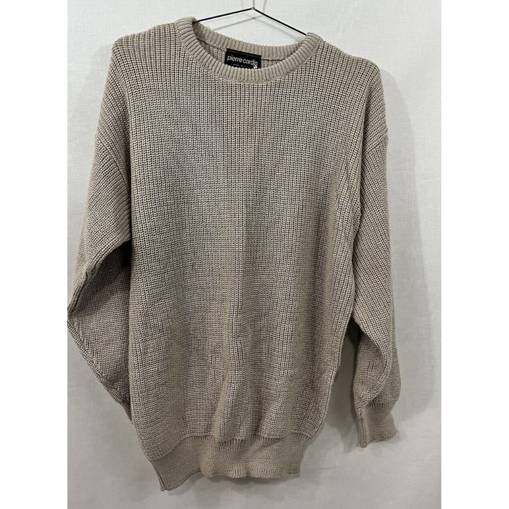 Vintage Pierre Cardin Womens Gold Sparkle Sweater